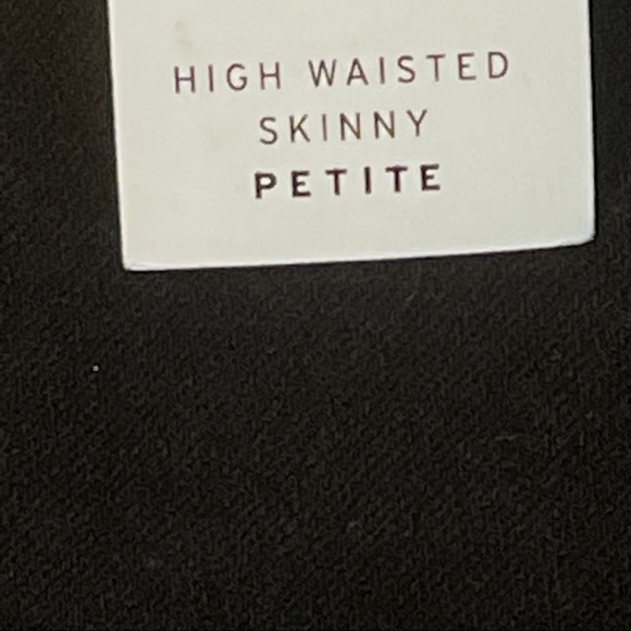 Topshop Jamie High Waisted Skinny Jeans Black Size 10 Petite 32x28 - Picture 5 of 11